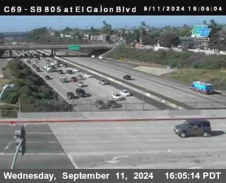 SB 805 at El Cajon Blvd (On Ramp)