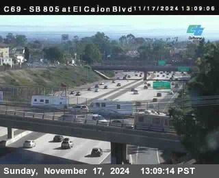 SB 805 at El Cajon Blvd (On Ramp)