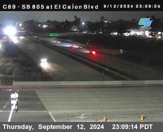 SB 805 at El Cajon Blvd (On Ramp)