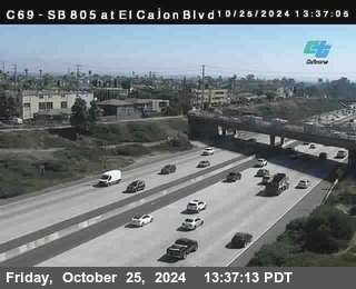 SB 805 at El Cajon Blvd (On Ramp)