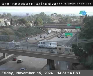 SB 805 at El Cajon Blvd (On Ramp)