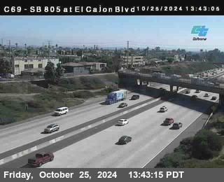 SB 805 at El Cajon Blvd (On Ramp)