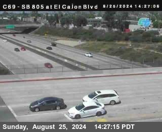 SB 805 at El Cajon Blvd (On Ramp)