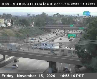 SB 805 at El Cajon Blvd (On Ramp)