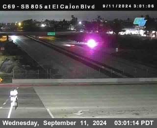 SB 805 at El Cajon Blvd (On Ramp)