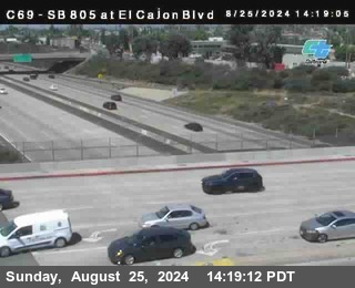 SB 805 at El Cajon Blvd (On Ramp)