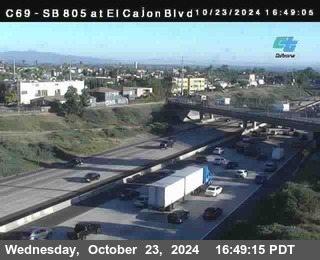 SB 805 at El Cajon Blvd (On Ramp)