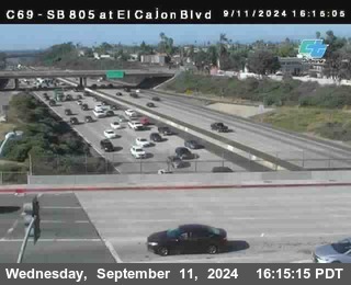 SB 805 at El Cajon Blvd (On Ramp)