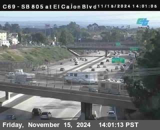 SB 805 at El Cajon Blvd (On Ramp)