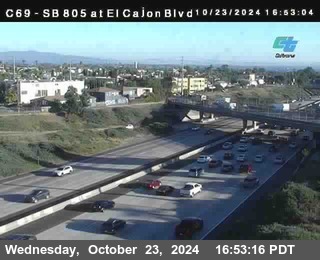 SB 805 at El Cajon Blvd (On Ramp)