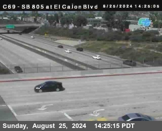 SB 805 at El Cajon Blvd (On Ramp)