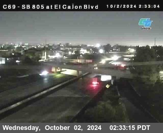 SB 805 at El Cajon Blvd (On Ramp)