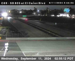 SB 805 at El Cajon Blvd (On Ramp)