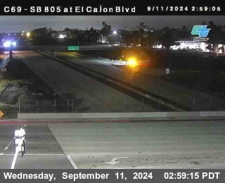 SB 805 at El Cajon Blvd (On Ramp)