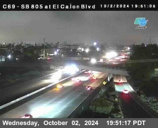 SB 805 at El Cajon Blvd (On Ramp)