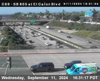 SB 805 at El Cajon Blvd (On Ramp)