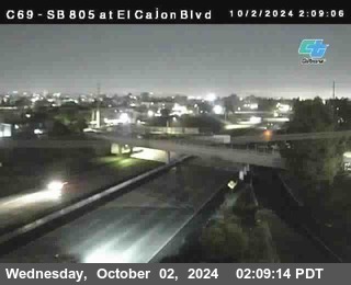 SB 805 at El Cajon Blvd (On Ramp)