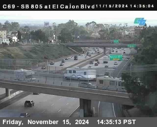 SB 805 at El Cajon Blvd (On Ramp)