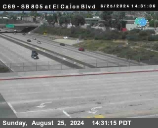 SB 805 at El Cajon Blvd (On Ramp)