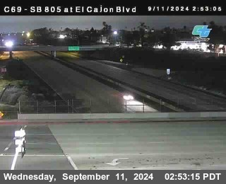 SB 805 at El Cajon Blvd (On Ramp)