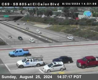 SB 805 at El Cajon Blvd (On Ramp)