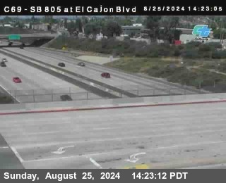 SB 805 at El Cajon Blvd (On Ramp)