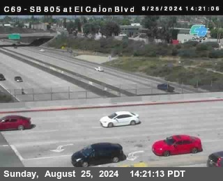 SB 805 at El Cajon Blvd (On Ramp)