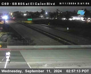 SB 805 at El Cajon Blvd (On Ramp)