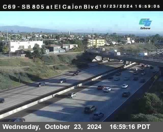 SB 805 at El Cajon Blvd (On Ramp)