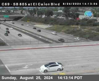 SB 805 at El Cajon Blvd (On Ramp)