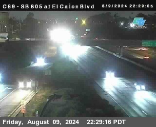 SB 805 at El Cajon Blvd (On Ramp)