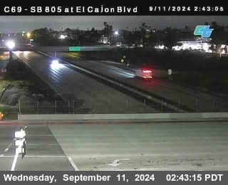 SB 805 at El Cajon Blvd (On Ramp)