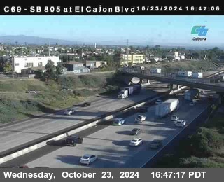 SB 805 at El Cajon Blvd (On Ramp)