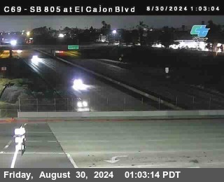 SB 805 at El Cajon Blvd (On Ramp)