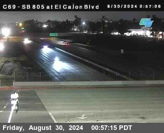 SB 805 at El Cajon Blvd (On Ramp)