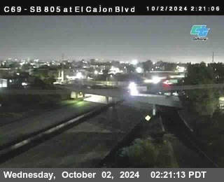 SB 805 at El Cajon Blvd (On Ramp)