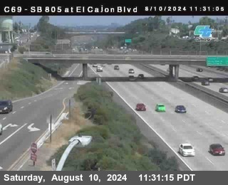 SB 805 at El Cajon Blvd (On Ramp)