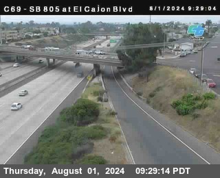 SB 805 at El Cajon Blvd (On Ramp)