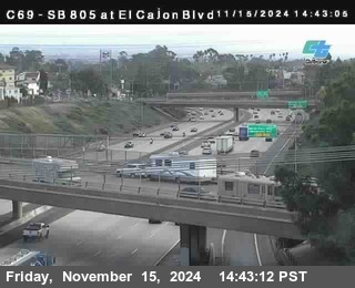 SB 805 at El Cajon Blvd (On Ramp)