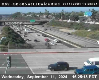 SB 805 at El Cajon Blvd (On Ramp)