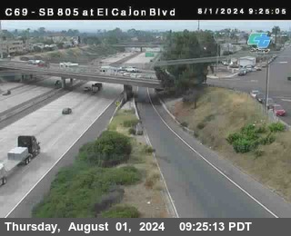 SB 805 at El Cajon Blvd (On Ramp)