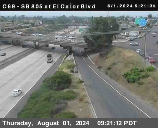 SB 805 at El Cajon Blvd (On Ramp)