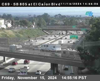 SB 805 at El Cajon Blvd (On Ramp)