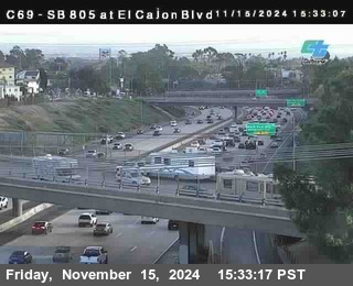 SB 805 at El Cajon Blvd (On Ramp)