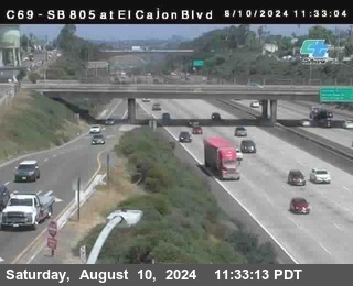 SB 805 at El Cajon Blvd (On Ramp)