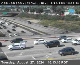 SB 805 at El Cajon Blvd (On Ramp)