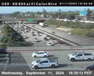 SB 805 at El Cajon Blvd (On Ramp)