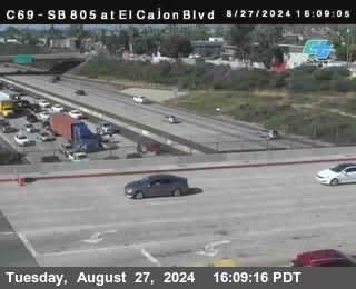 SB 805 at El Cajon Blvd (On Ramp)