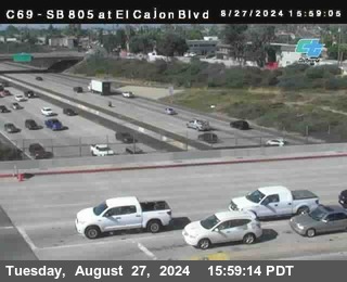 SB 805 at El Cajon Blvd (On Ramp)