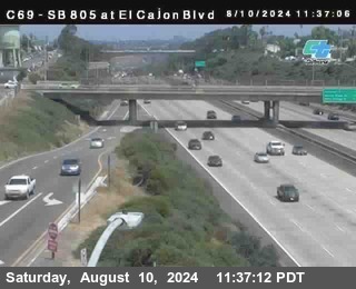 SB 805 at El Cajon Blvd (On Ramp)